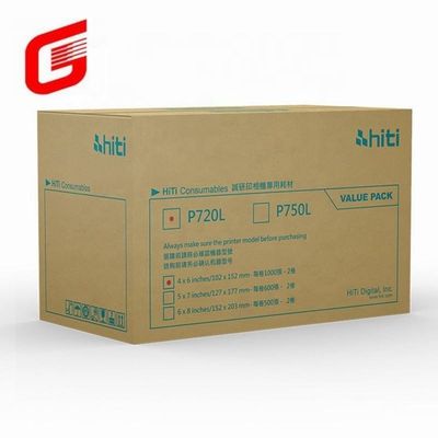 Atualize seu jogo de impressão com o Hiti P750L 5x7&quot; 127x177 mm Kit de papel fotográfico e fita