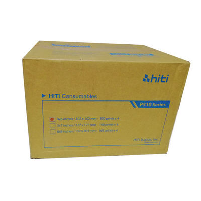 Kit de impressora original Hiti P510s / P510K / P510L 6x8 &quot; 152x203 mm Papel fotográfico e fita