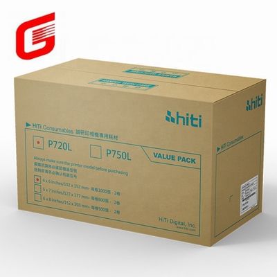 Hiti P750L Kit de impressão de papel fotográfico e fita para 4x6 Fotos Envio DHL UPS TNT FEDEX