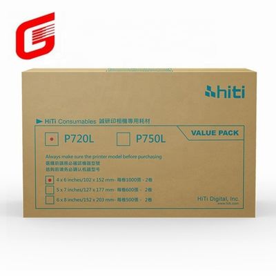 Hiti P750L Kit de impressão de papel fotográfico e fita para 4x6 Fotos Envio DHL UPS TNT FEDEX
