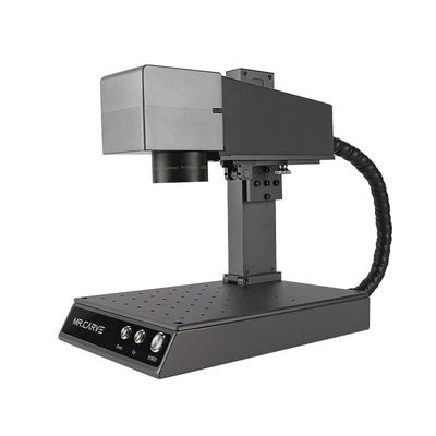 Máquina de gravação a laser DAJA M1pro de marcação de fibra óptica de precisão para placa de identificação de metal