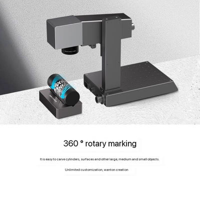 Máquina de gravação a laser DAJA M1pro de marcação de fibra óptica de precisão para placa de identificação de metal