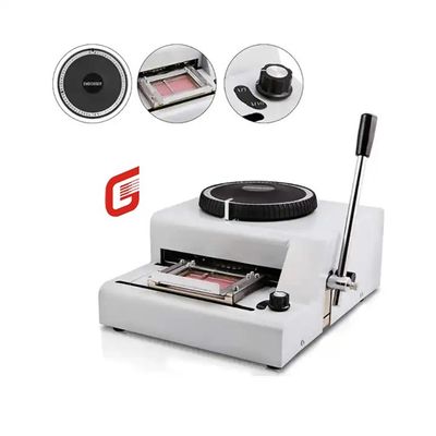 Máquina de estampagem de cartão de plástico para cartões de visita 68/72 Roda Daisy SDK Incluído