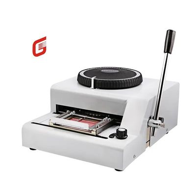 Máquina de estampagem de cartão de plástico para cartões de visita 68/72 Roda Daisy SDK Incluído