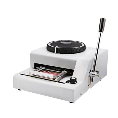 Máquina de estampagem de cartão de plástico para cartões de visita 68/72 Roda Daisy SDK Incluído