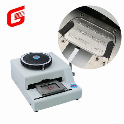 Distância máxima de digitação 102x86 mm Máquina manual de gravura em placa de aço inoxidável para etiqueta de cão