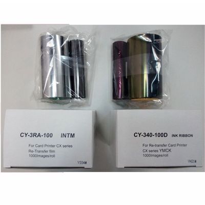 Faixa YMCK e CY-3RA-100 Retransfer Film A escolha perfeita para a impressora CY-340-100D