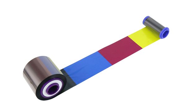 800077-740 Zebra Ribbon para impressora de cartões da série ZXP 7 YMCKO 250 Images SDK Incluído