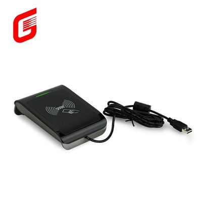 Leitor de cartão de IC inteligente sem contato RS232 / USB com slot de cartão All in 1