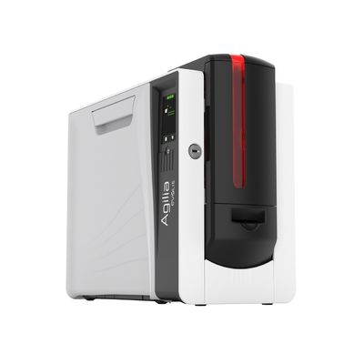 Impressora de cartão de visita IC de dupla face com tela LCD colorida de 3,5 polegadas