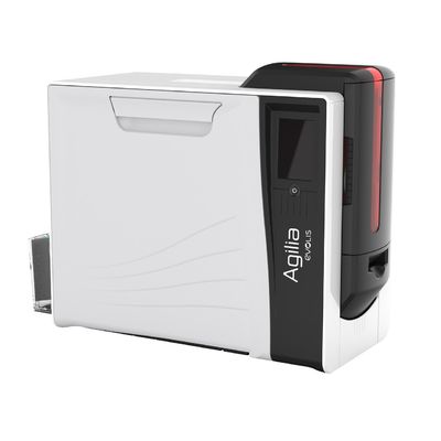 Impressora de cartão de visita IC de dupla face com tela LCD colorida de 3,5 polegadas