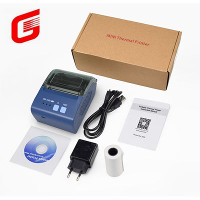 1 Impressora de recibos de papel térmico ZJ-5810 de 58 mm para Android IOS Mobile