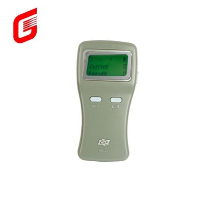 HB-22 Contador de cartão inteligente de plástico portátil com LCD gráfico e espessura de cartão de 0,25 mm