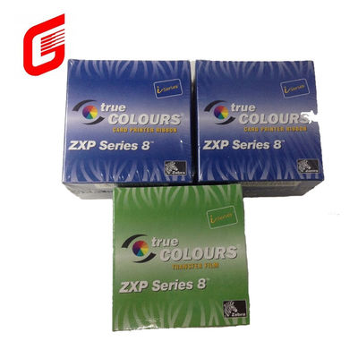 Película de transferência de fita de cor YMCK para Zebra ZXP série 8 ZXP 9 impressora de cartões 1250 imagens