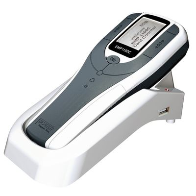 Instalação externa EMP1100C Contador de cartões de PVC portátil transparente e inteligente de identificação de empresa IC