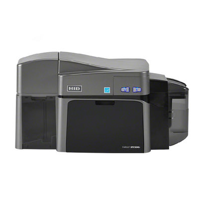 Fargo DTC1250e Direct to Card Printer com Smart ID IC Encoder Single e Double Side
