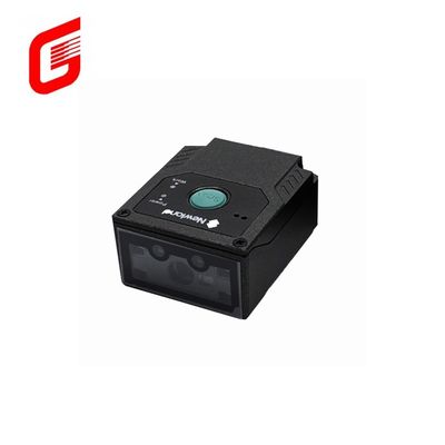 Interface RS232/USB Desktop preto Scanner de código de barras QR 1D 2D fixo para digitalização precisa