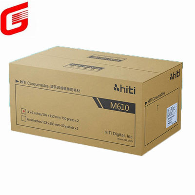 Top- Kit de impressão de papel fotográfico e fita para impressora fotográfica Hiti M610 de desempenho superior