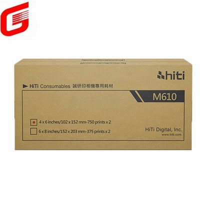 Top- Kit de impressão de papel fotográfico e fita para impressora fotográfica Hiti M610 de desempenho superior
