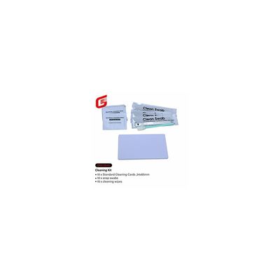 XID Retransfer Impressoras de cartões Kit de limpeza 10 x Brinquedos em rolos Sem cartões de limpeza adesivos