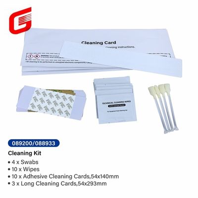 Kit de limpeza excelente para impressoras de cartões de identidade HDP8500 HDP6600 4 x esfregões e 10 x toalhas