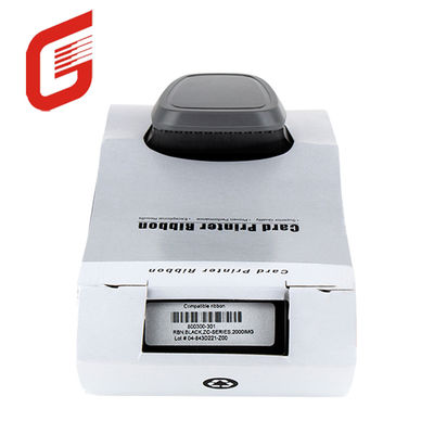 Faixa preta compatível para Zebra ZC100 ZC150 ZC300 ZC350 Impressora de cartões 800300-301