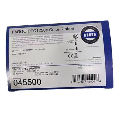 045500 YMCK Original Faixa para DTC1250e Business ID Impressora de Cartão IC