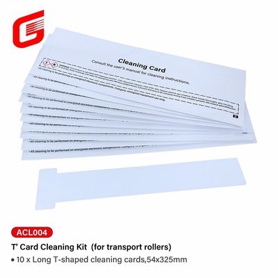 Impressora de cartões ACL004 Limpeza por álcool Cartões T para Evolis Primacy Zenius Elypso Badgy100 Badgy200
