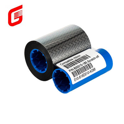 Compatível com 800015-185 Scratch-Off Ribbon para Zebra P310i P420i P520i impressora
