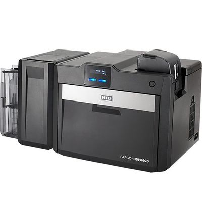 Impressora de cartões de identificação de negócios HID Fargo HDP6600 de alta definição com 600 dpi