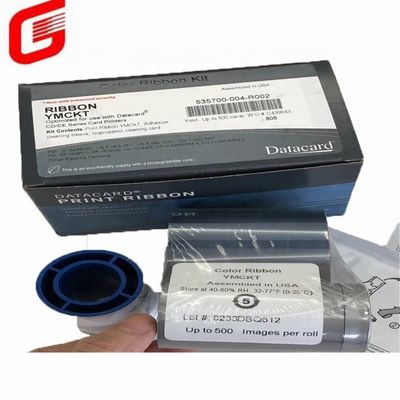 535700-004 R002 YMCKT Faixa de cores 500 Imagens para Datacard CD800 Impressora de cartão de identificação