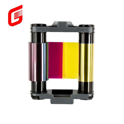 Evolis CBGR0100C Badgy100 / 200 YMCKO Faixa de cor 100 Impressões/Rolo COMPATÍVEL