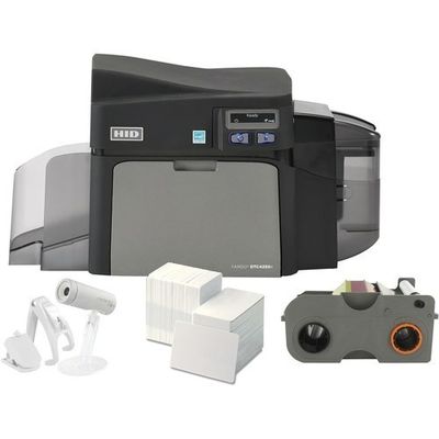 Método de Impressão Single/Dual-Sided HID Fargo DTC4250e Impressora de Cartão de Identificação 300dpi Max. Resolução