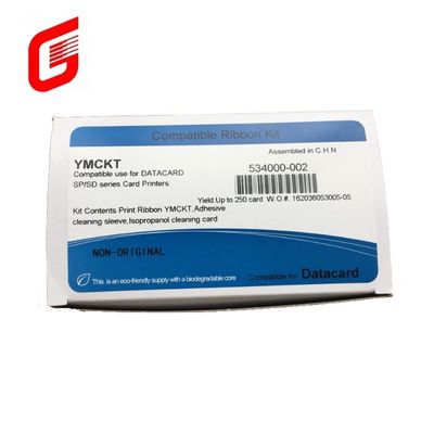 Tipo de fita Faixa de impressora compatível para cartão de dados SP série SD YMCKT 534000-002