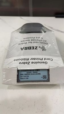 Faixa anti-falsificação de prata perolada para Zebra ZC300 800300-562 CN 30 dias