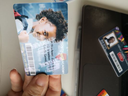 Faixa anti-falsificação de prata perolada para Zebra ZC300 800300-562 CN 30 dias