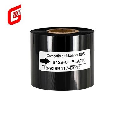 Faixa compatível em preto para impressoras de cartões de identificação NBS ImageMaster IMX2 IMX2 S-18 D-40