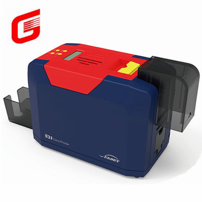 Impressora de cartão de identificação comercial inteligente SEAORY S21 com tecnologia de plástico Magicard de lado duplo