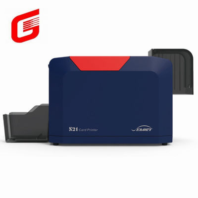 Impressora de cartão de identificação comercial inteligente SEAORY S21 com tecnologia de plástico Magicard de lado duplo