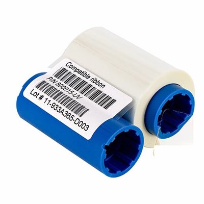 Faixa compatível para Holograma P330i Impressora de cartão de plástico Invisível Azul UV térmico