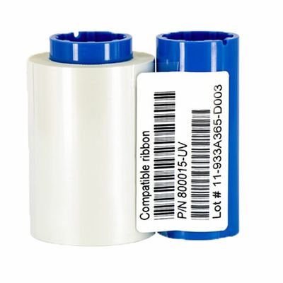 Faixa compatível para Holograma P330i Impressora de cartão de plástico Invisível Azul UV térmico