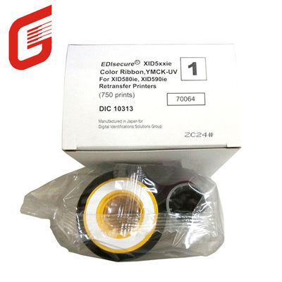 Faixa de impressora original para impressora de cartão XID 8600 Faixa de impressora de cores UV DIC10313 YMCK-UV