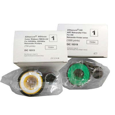 Faixa de impressora original para impressora de cartão XID 8600 Faixa de impressora de cores UV DIC10313 YMCK-UV