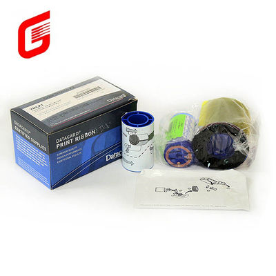 Faixa de cores original CD800 YMCKT para impressora de cartões de dados de estoque 535000-003 Largura 9mm