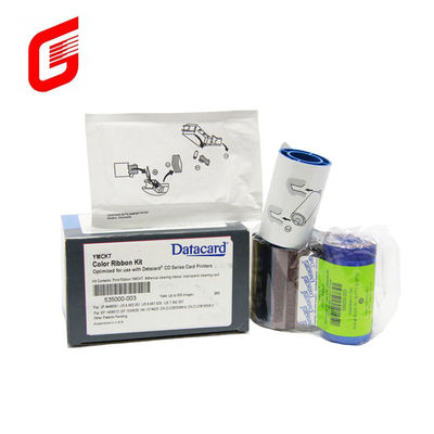 Faixa de cores original CD800 YMCKT para impressora de cartões de dados de estoque 535000-003 Largura 9mm