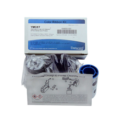 Cartão de dados SP55 SD260 YMCKT Faixa de impressora a cores 534000-003 500 Impressões/rolo e durável