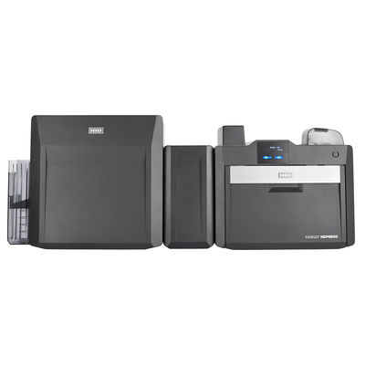 Potente impressora de cartão de identificação HID Fargo HDP6600 de dois lados com 600dpi e fita 084911/084900