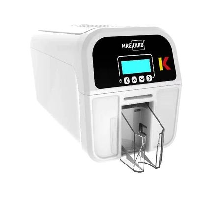 Impressora de cartão de identificação de PVC com alimentação automática de cartões