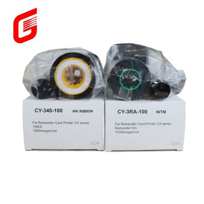 Cinturão de filme CY-3RA-100 e CY-340-100 para impressora de cartões de identificação CX7000