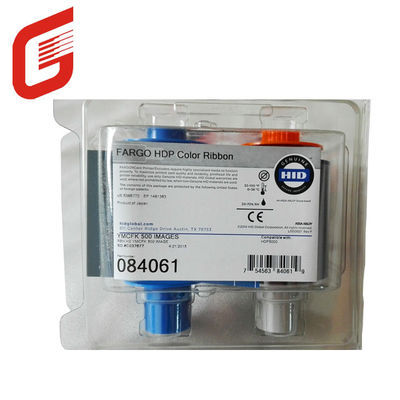 Fios de impressora HDP5000 YMCFK Fios fluorescentes anti-falsificação UV 084061